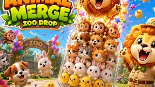 Play Animal Merge: Zoo Drop